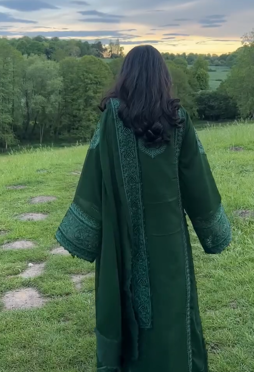 3 Piece Embroidered Dress