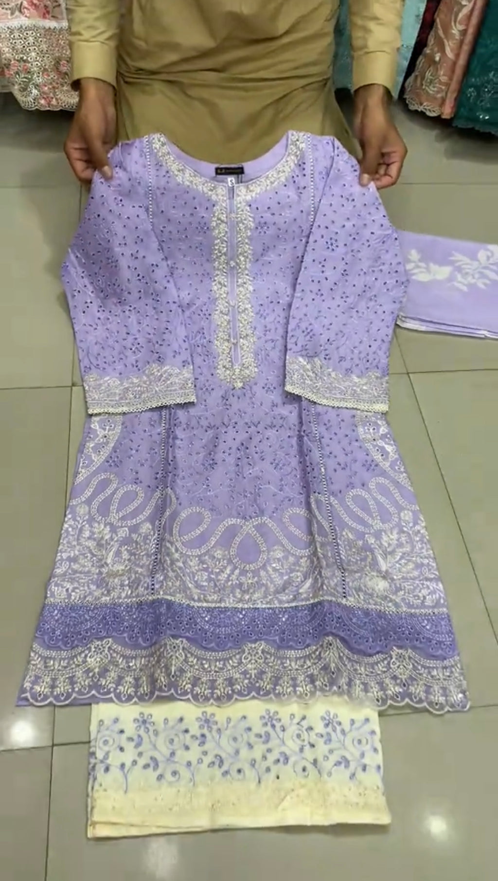 Riwaj embroidered 3 piece