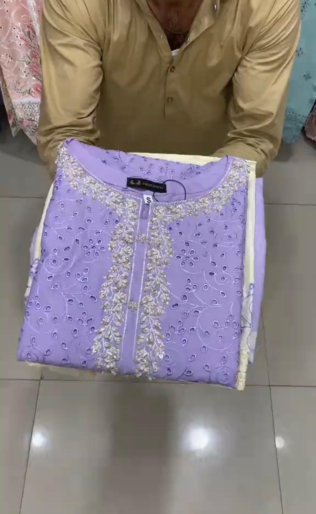 Riwaj embroidered 3 piece