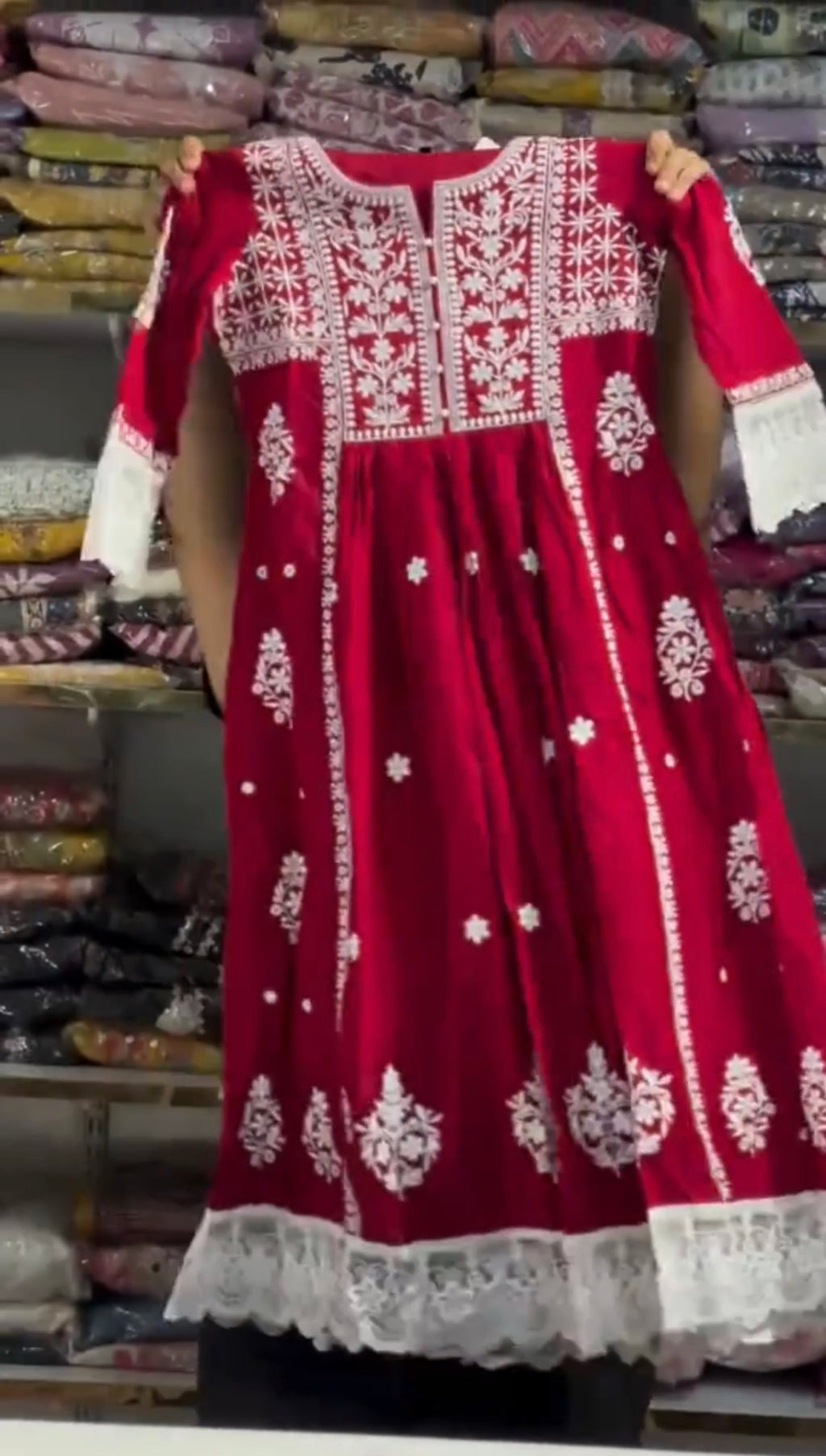 Riwaj Anarkali Embroidered 3 Piece