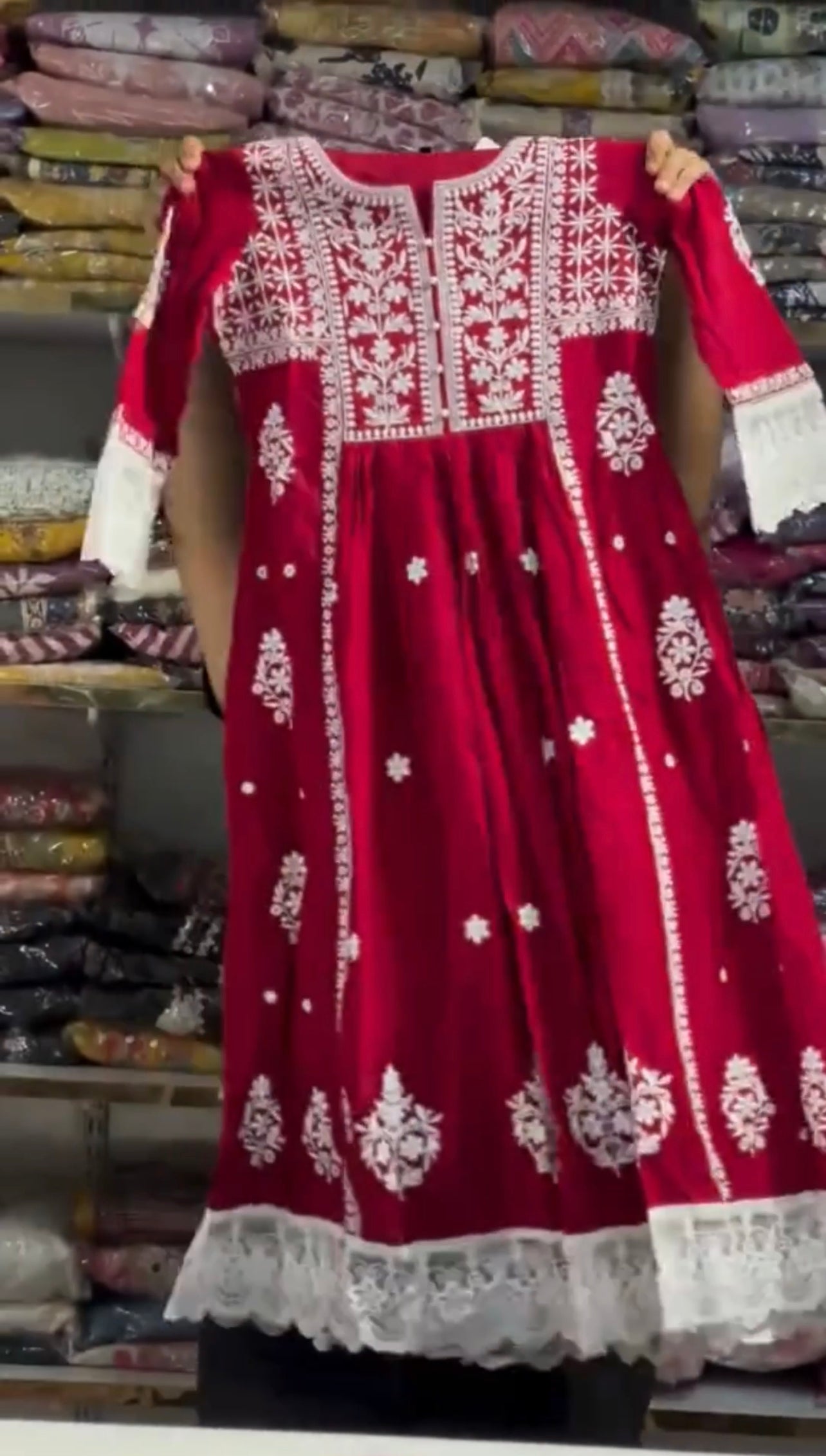 Riwaj Anarkali Embroidered 3 Piece