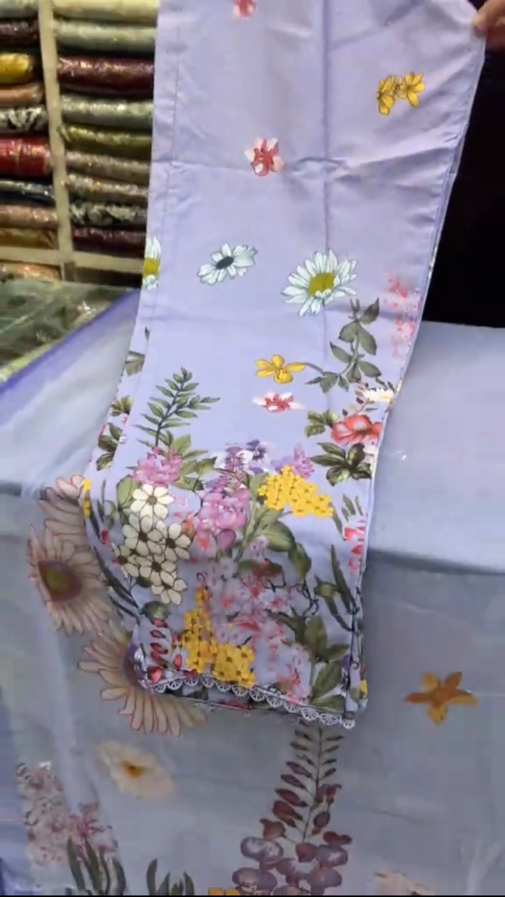 Floral 3 Piece Embroidered Dress