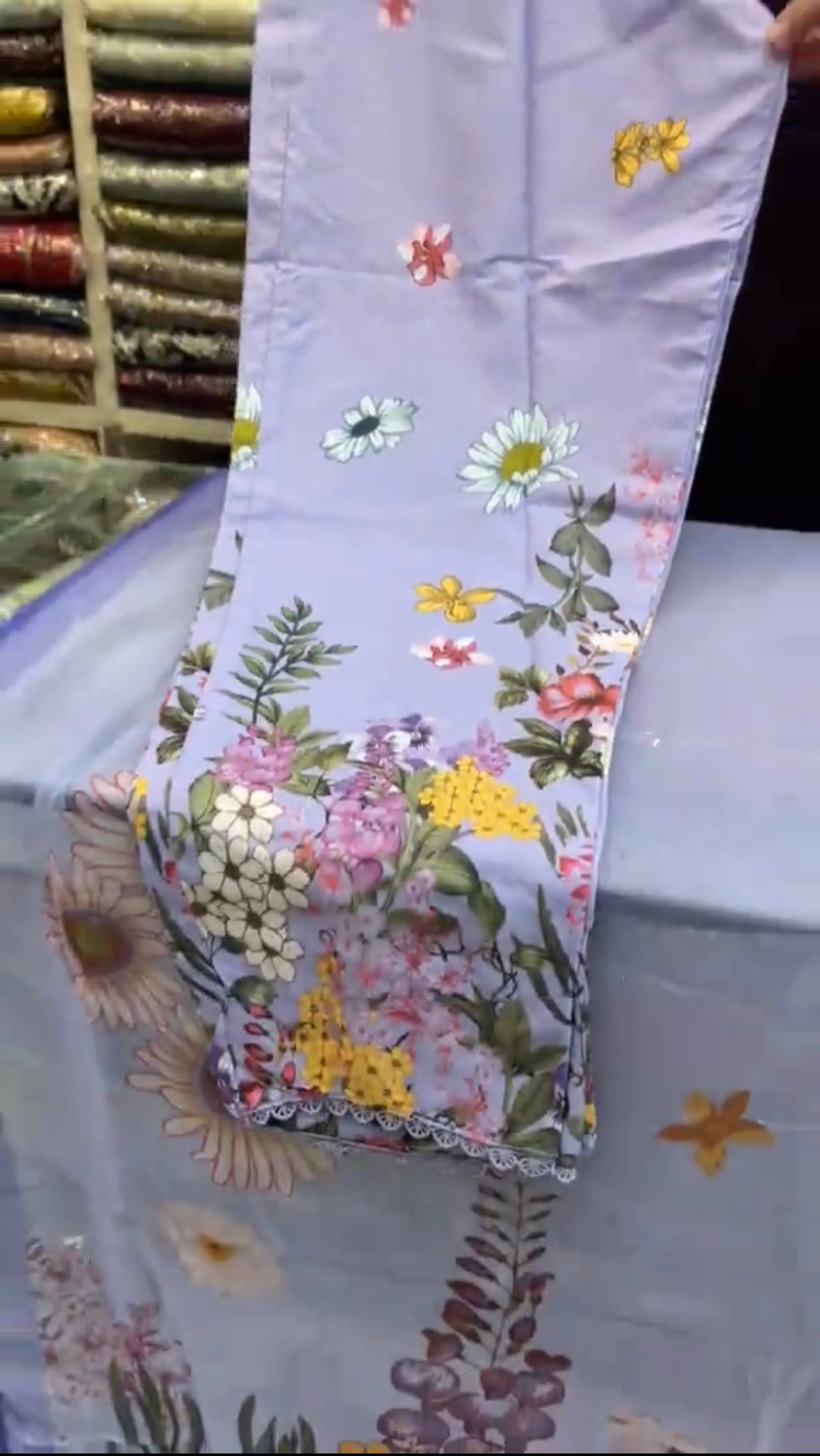 Floral 3 Piece Embroidered Dress