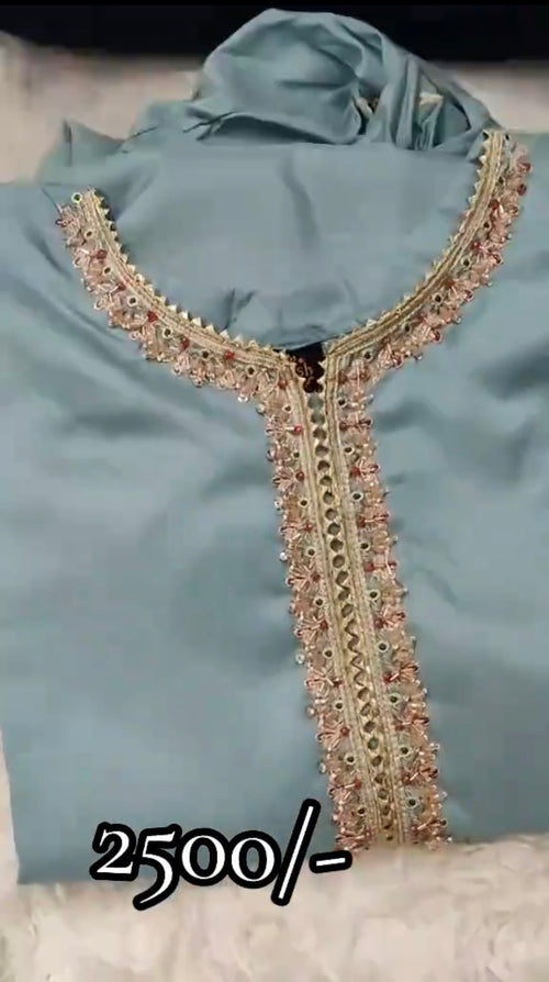 3 Piece Stitched Embroidered Dress