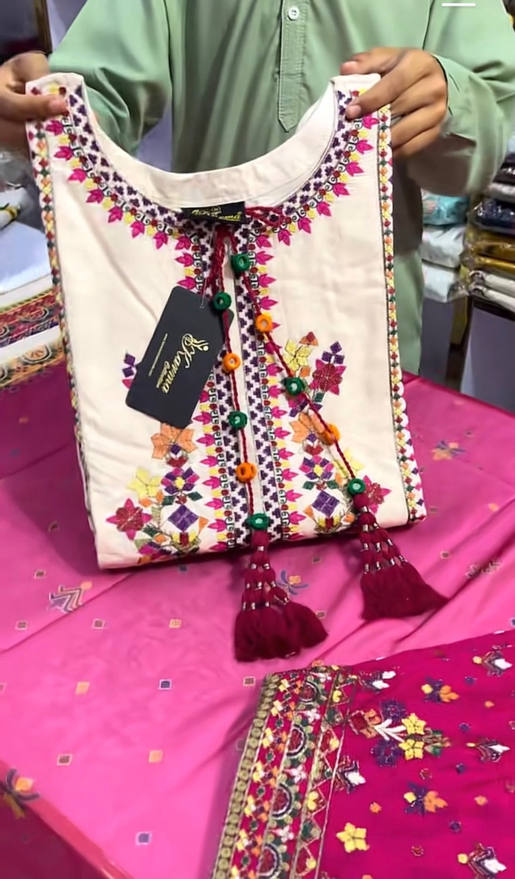 Cultural Embroidered Dress 3 Piece