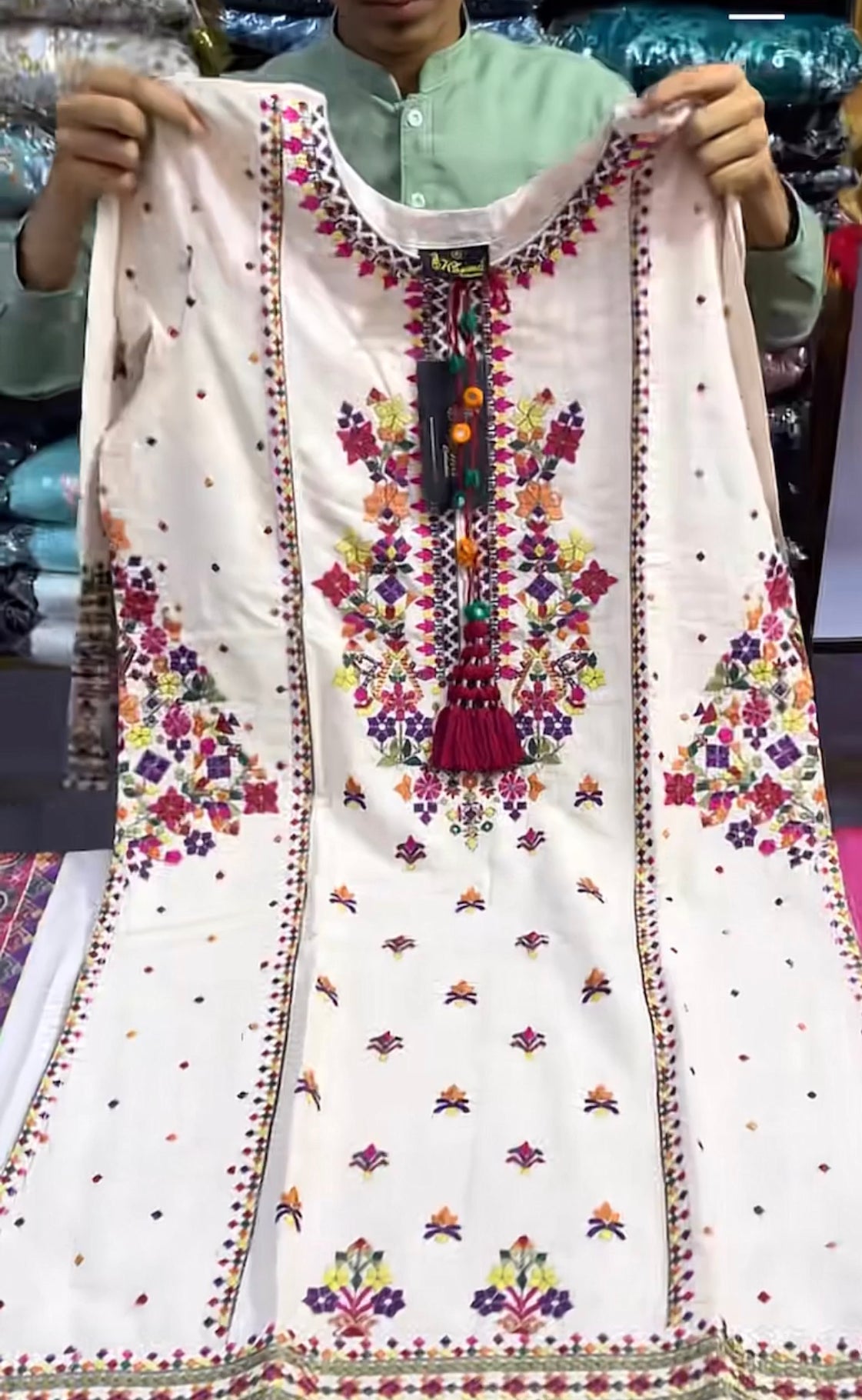 Cultural Embroidered Dress 3 Piece