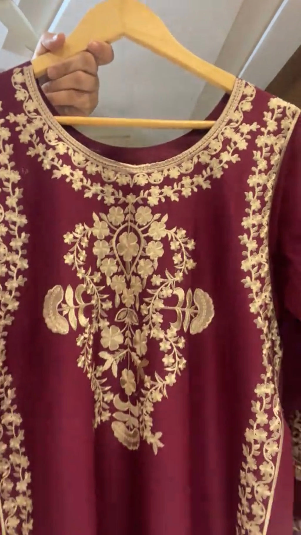 3PCS EMBROIDERED VIBRANT DRESS