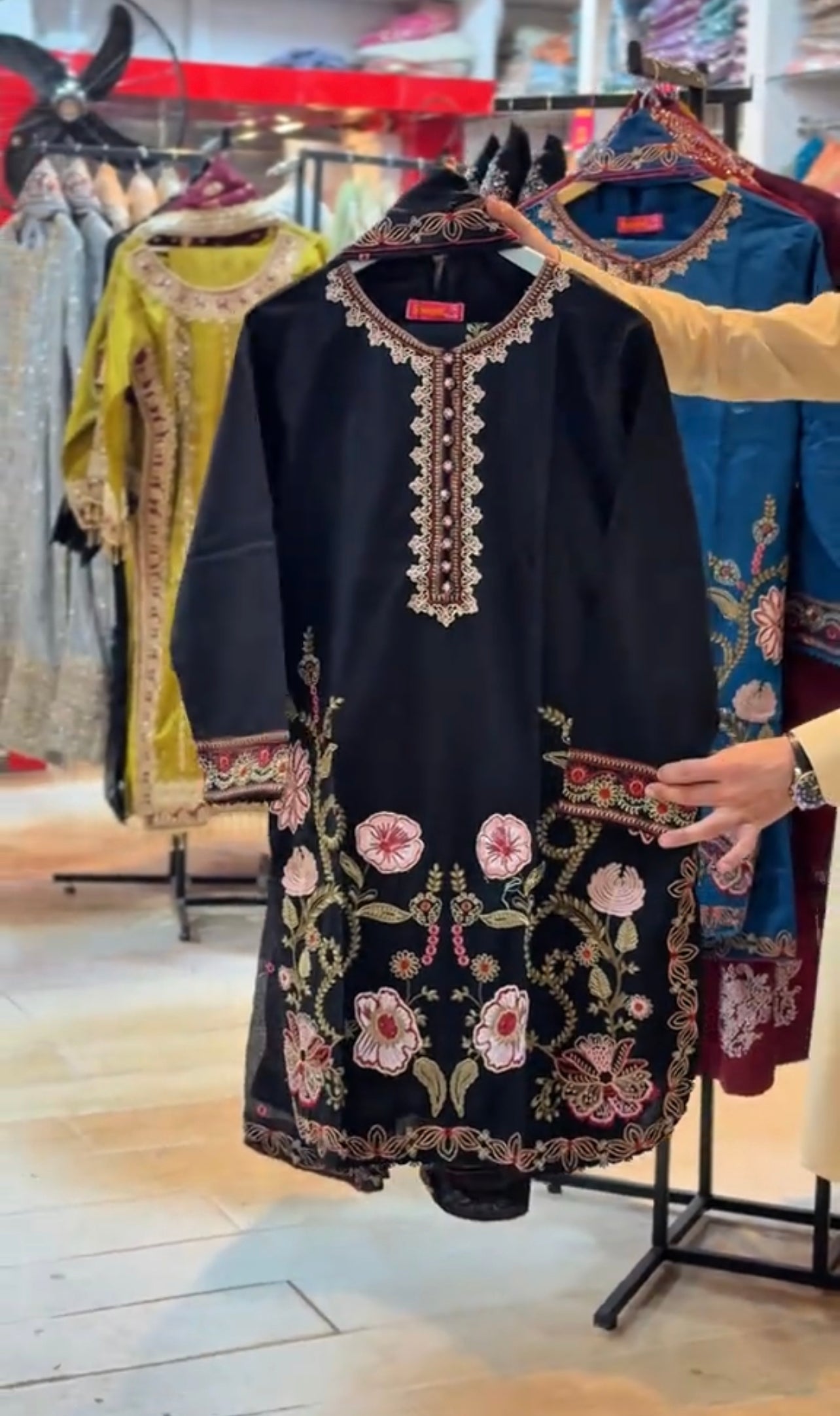 Riwaj Embroidered Eid Stitched 3 Piece