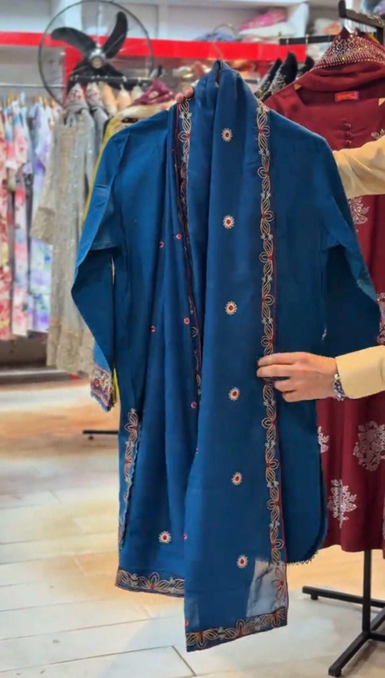 Riwaj Embroidered Eid Stitched 3 Piece