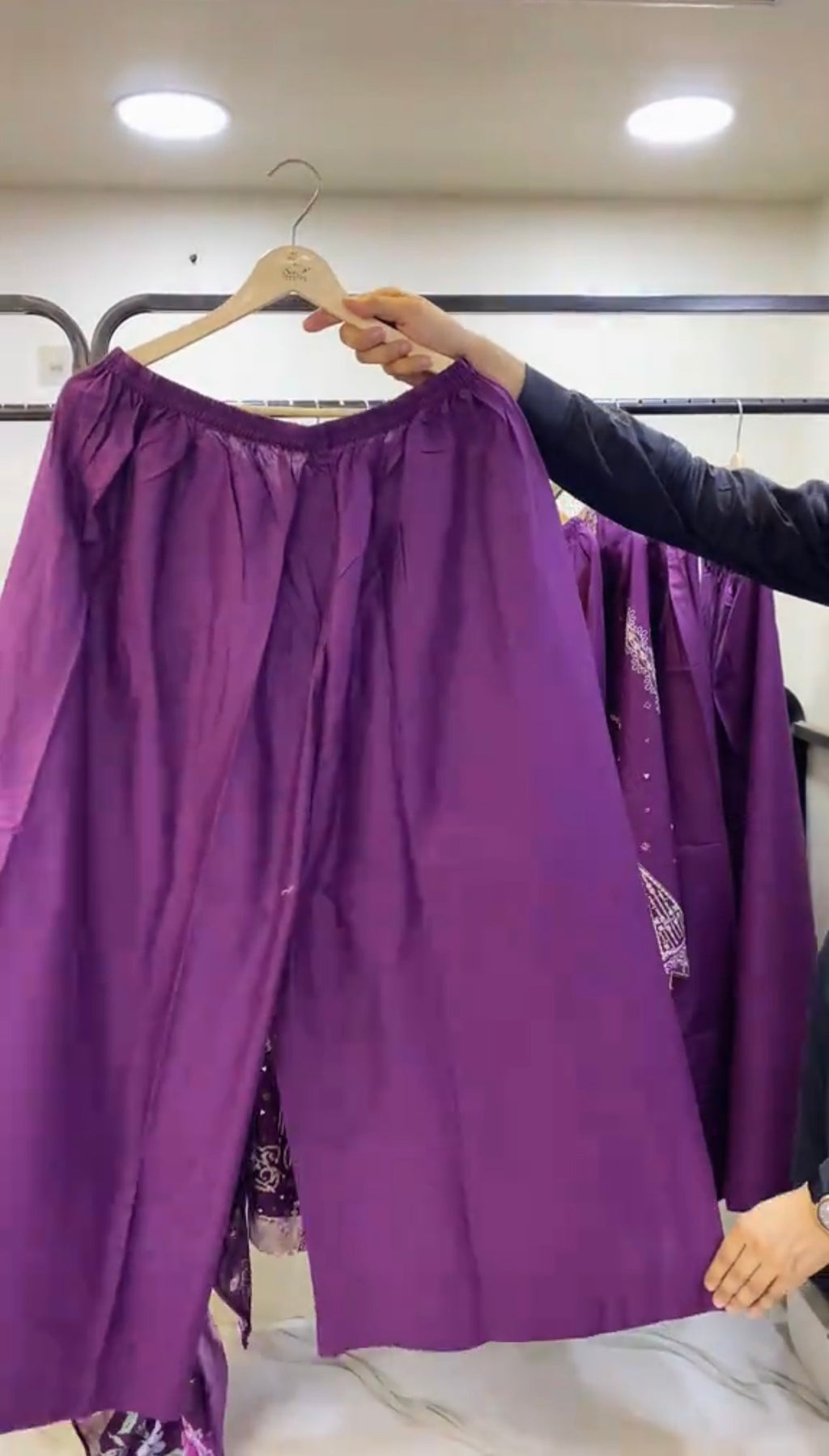 Purple Eid Outfit 3 Piece