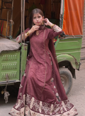 3 Piece Stitched Frock