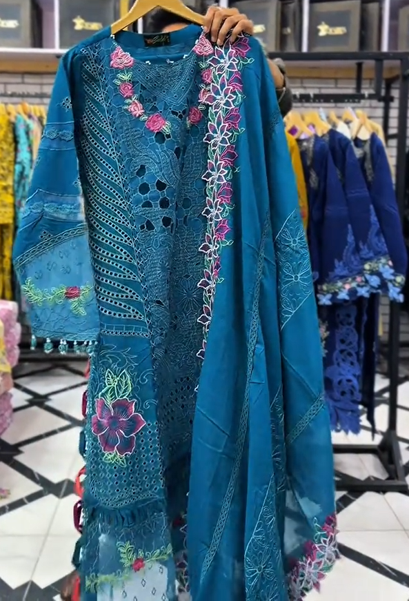 Riwaj 3 Piece - Embroidered Article