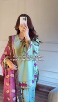 Riwaj Floral 3 Piece Dress