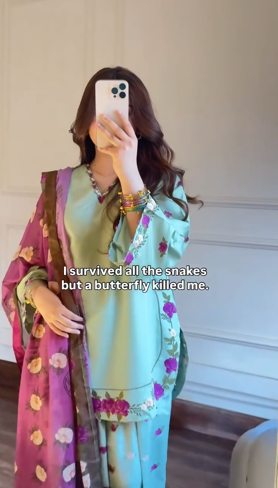 Riwaj Floral 3 Piece Dress